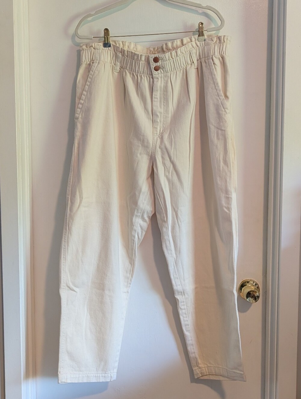 Universal Thread Paper bag Cream Pants Size 18